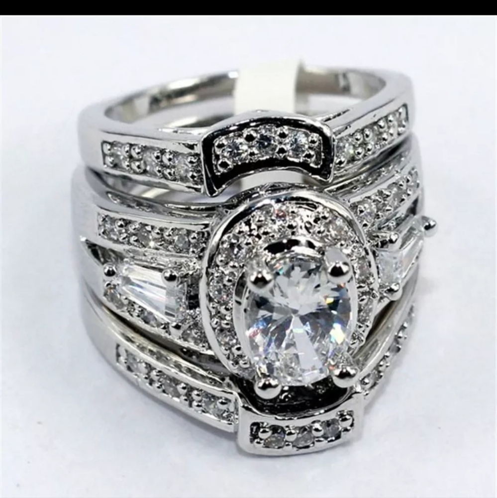 14kt WEDDING SET SZ8
